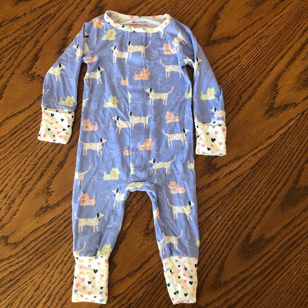 Magnetic me coverall 3-6 month convertible mitten cuff